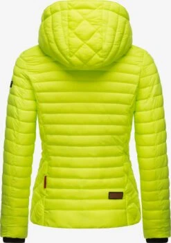 Marikoo Vestes De Mi-saison Veste Mi-saison Samtpfote Femme Vert Fluo -Veste Mode cd5036f377975dd0cafb92644c264f1b