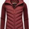 Marikoo Vestes De Mi-saison Veste Mi-saison Femme Rouge / Bordeaux -Veste Mode cf397da311b570d73059f88b1580f93a