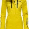 Marikoo Manteaux De Pluie Manteau Fonctionnel Zimtzicke Femme Jaune -Veste Mode cf79166caab9ab4e8f10468c3cbb5562