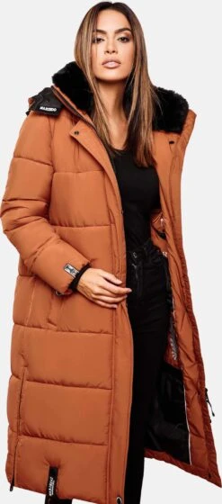 Marikoo Manteaux Dhiver Manteau D’hiver Femme Cognac -Veste Mode cf9c8f205e0fd97c3279b39d33f14e95