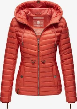 Marikoo Vestes De Mi-saison Veste Mi-saison Aniyaa Femme Corail -Veste Mode d01d6ee974fc7ac78ff07c7f6695e07e