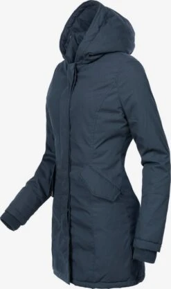 Marikoo Parkas Parka D’hiver Karmaa Femme Bleu Foncé -Veste Mode d0b0d1018e72703621f03af91c080733
