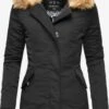 Marikoo Parkas Parka D’hiver Karmaa Femme Noir -Veste Mode d15136f470d28da4c4164c155e0fb45c