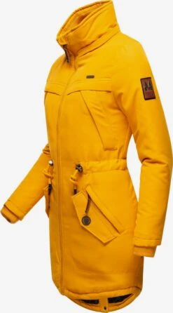 Marikoo Parkas Parka D’hiver Kamii Femme Jaune Dor -Veste Mode d234245cf568cc087b0d8ffc64a1fbb1
