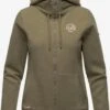 Marikoo Sweats Zippés Veste De Survêtement Setsunaa Femme Olive -Veste Mode d25fac98c3f2c725c2ba6b9cd71c47d2