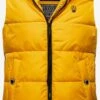 Marikoo Vestes Sans Manches Gilet Zarinaa Femme Jaune Dor -Veste Mode d2bcbee69c620d7897210da8713abb5f