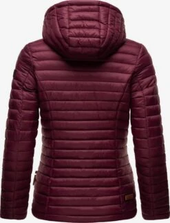 Marikoo Vestes De Mi-saison Veste Mi-saison Asraa Femme Bordeaux -Veste Mode d389f37025cc9b9e2e95643ea54363c2