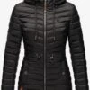 Marikoo Vestes De Mi-saison Veste Mi-saison Aniyaa Femme Noir -Veste Mode d4b66f9c12183eb72446bbec7066e75e