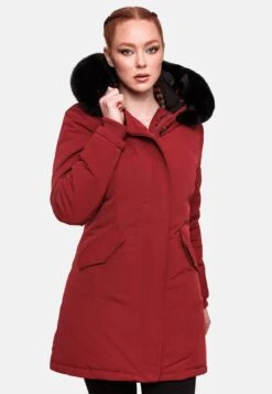 Marikoo Parkas Parka D’hiver Karmaa Femme Rouge -Veste Mode d52801c039875f8ff57ee979ebe7a79d
