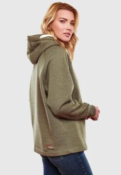 Marikoo Sweats à Capuche Sweat-shirt Airii Femme Olive -Veste Mode d600617e57bab58a19c90ec17dcbd98a