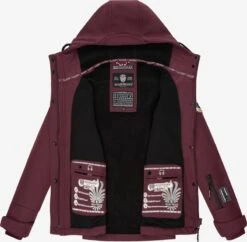 Marikoo Vestes De Mi-saison Veste Mi-saison Kleine Zicke Femme Rouge / Bordeaux -Veste Mode d663ebb95c6c806cb1e4f51621108932