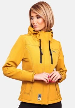 Marikoo Vestes De Mi-saison Veste Mi-saison Kleine Zicke Femme Jaune -Veste Mode d69498191278616fe1d7d6d2375ec4ba