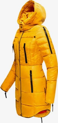 Marikoo Manteaux Dhiver Manteau D’hiver Moonshine Femme Jaune Dor -Veste Mode da5a6ed66b6f799af5b93729dcbd2d19