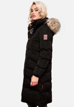 Marikoo Manteaux Dhiver Manteau D’hiver Schneesternchen Femme Noir -Veste Mode db4a498f7ede23f425868280e14f9b0a