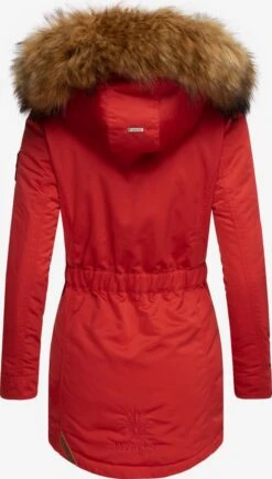Marikoo Manteaux Dhiver Manteau D’hiver Sanakoo Femme Rouge -Veste Mode db5d5c6ad02bbbd6d3f251834e7c6d38
