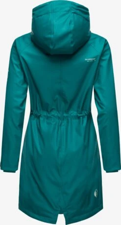 Marikoo Manteaux De Pluie Manteau Fonctionnel Femme Vert Foncé -Veste Mode dcef7c5fff8d738643b708757c7098e1