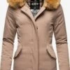 Marikoo Parkas Parka D’hiver Karmaa Femme Beige -Veste Mode dd354785f9486e744b7d620ee5fdfe7a