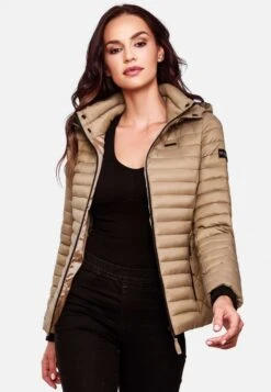 Marikoo Vestes De Mi-saison Veste Mi-saison Femme Or -Veste Mode de332dbfb1d1c22a5a187e98d8954153