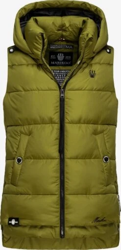 Marikoo Vestes Sans Manches Gilet Zarinaa Femme Olive