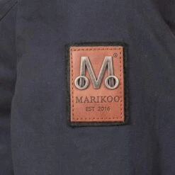 Marikoo Parkas Parka Mi-saison Nyokoo Femme Bleu-gris -Veste Mode dedbb98cb6a12145fe0f0c79df952927