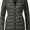Marikoo Manteaux Courts Manteau D’hiver Abendsternchen Femme Anthracite -Veste Mode dee623b1a97c0203d8ce8201dec49166