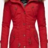 Marikoo Parkas Parka D’hiver La Viva Femme Rouge Clair