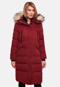 Marikoo Manteaux Dhiver Manteau D’hiver Schneesternchen Femme Rouge Sang -Veste Mode df5f10bbb0b8bbc2a9de910d9f2c2b63