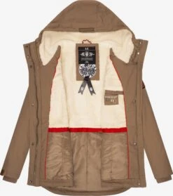 Marikoo Vestes Dhiver Veste D’hiver Bikoo Femme Noisette -Veste Mode df8553c7e4f6b1819e424d7b90cfc2ee