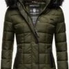 Marikoo Vestes Dhiver Veste D’hiver Unique Femme Olive -Veste Mode dfbd93e9e55be3ab089ab336bada7a63