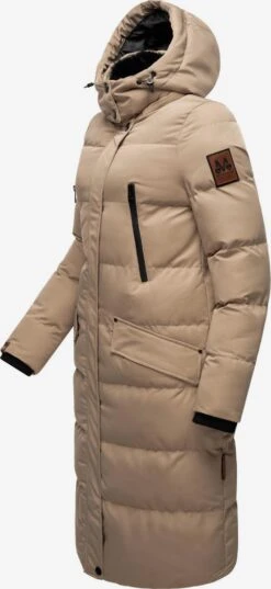 Marikoo Manteaux Dhiver Manteau D’hiver Schneesternchen Femme Beige -Veste Mode e211d5d89d1dc589b1fdd31f9a600074