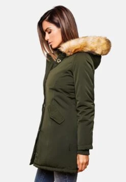 Marikoo Parkas Parka D’hiver Karmaa Femme Olive -Veste Mode e4233db5fd5da69672cecc6ccf9ffcd9