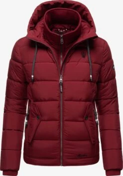 Marikoo Vestes Dhiver Veste D’hiver Taisaa Femme Rouge Sang