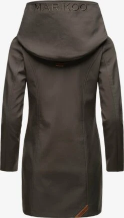 Marikoo Manteaux De Pluie Manteau Fonctionnel Mayleen Femme Marron -Veste Mode e509ebdafe063e6952c4034f18f73b6c