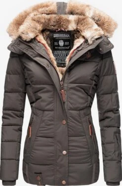 Marikoo Vestes Matelassées Veste D’hiver Nekoo Femme Taupe