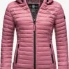 Marikoo Vestes De Mi-saison Veste Mi-saison Samtpfote Femme Rose -Veste Mode e565e021f429dfe4eba0215d6372d4b5