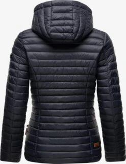 Marikoo Vestes De Mi-saison Veste Mi-saison Asraa Femme Bleu Marine -Veste Mode e59ea38b2daf62e2f7cb15e0cedb72ab