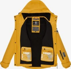 Marikoo Vestes De Mi-saison Veste Mi-saison Kleine Zicke Femme Jaune -Veste Mode e5cbb420371a25229bd442e7a5bf10e4