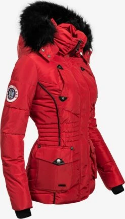 Marikoo Vestes Dhiver Veste D’hiver Vanilla Femme Rouge -Veste Mode e64d5ce1984d5181d663ce094064cc0a