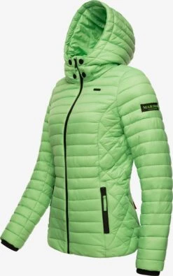 Marikoo Vestes De Mi-saison Veste Mi-saison Samtpfote Femme Vert Clair -Veste Mode e659968482961bac2714031f50e4e445