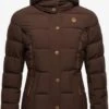 Marikoo Vestes Dhiver Veste D’hiver Nekoo Femme Marron -Veste Mode e65ec4c14fe69ee3316b9c6b4ccc3a39
