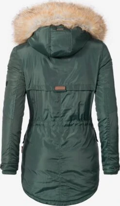 Marikoo Parkas Parka D’hiver Grinsekatze Femme Vert Foncé -Veste Mode e6f3135233d80c77f0fadded96f7675f