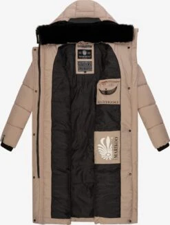 Marikoo Manteaux Dhiver Manteau D’hiver Femme Taupe -Veste Mode e6f908e72411c8493a44e1a1385cd9d7