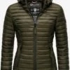 Marikoo Vestes De Mi-saison Veste Mi-saison Samtpfote Femme Olive -Veste Mode e8fe1a7a3ddad1ce5f0b44b0c41a8d4f