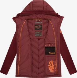 Marikoo Vestes De Mi-saison Veste Mi-saison Femme Rouge / Bordeaux -Veste Mode e9f60cb24282068dd149764c6e8dd603