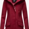 Marikoo Manteaux De Pluie Manteau Fonctionnel Mayleen Femme Rouge Cerise