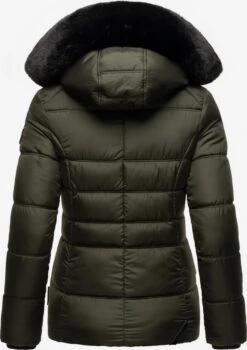 Marikoo Vestes Dhiver Veste D’hiver Loveleen Femme Olive -Veste Mode ebecb88892a75850ddba899864137c59