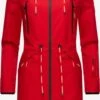 Marikoo Parkas Parka Mi-saison Femme Rouge Feu -Veste Mode ec93b7f99e3ce78402ed74f45a452864