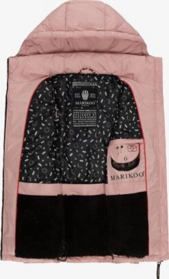 Marikoo Vestes Sans Manches Gilet Eisflöckchen Femme Rose -Veste Mode ed10c6ab1d47a672b45b209bb0448bcd