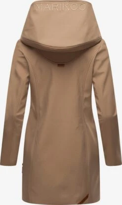 Marikoo Manteaux De Pluie Manteau Fonctionnel Mayleen Femme Noisette -Veste Mode efe238382ed204f98ab02f8ce35ca3fb