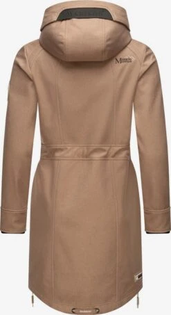 Marikoo Parkas Parka Mi-saison Femme Beige Foncé -Veste Mode f0074af202b0e27ff18385e00e881f43